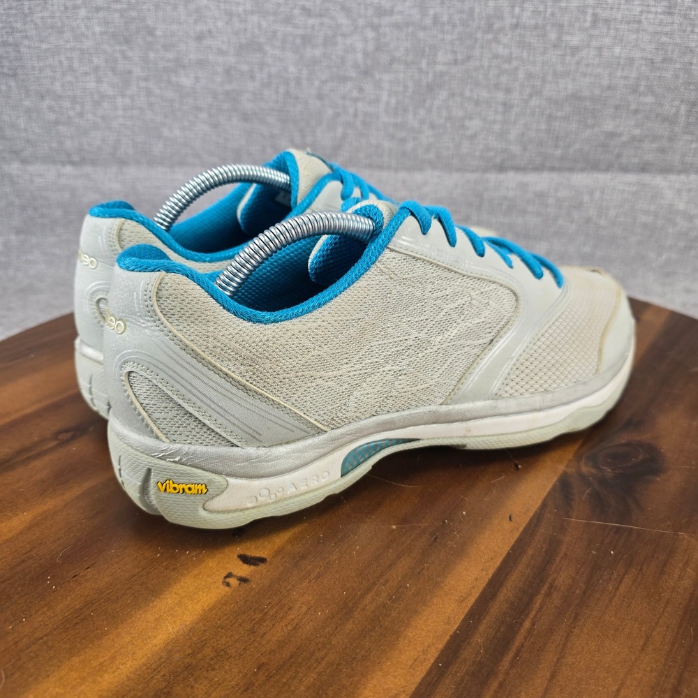 Aero Astra LT Grey Turquoise Blue Vibram Walking Shoes‎ Womens 11 Medium PO 3550 - Picture 9 of 14